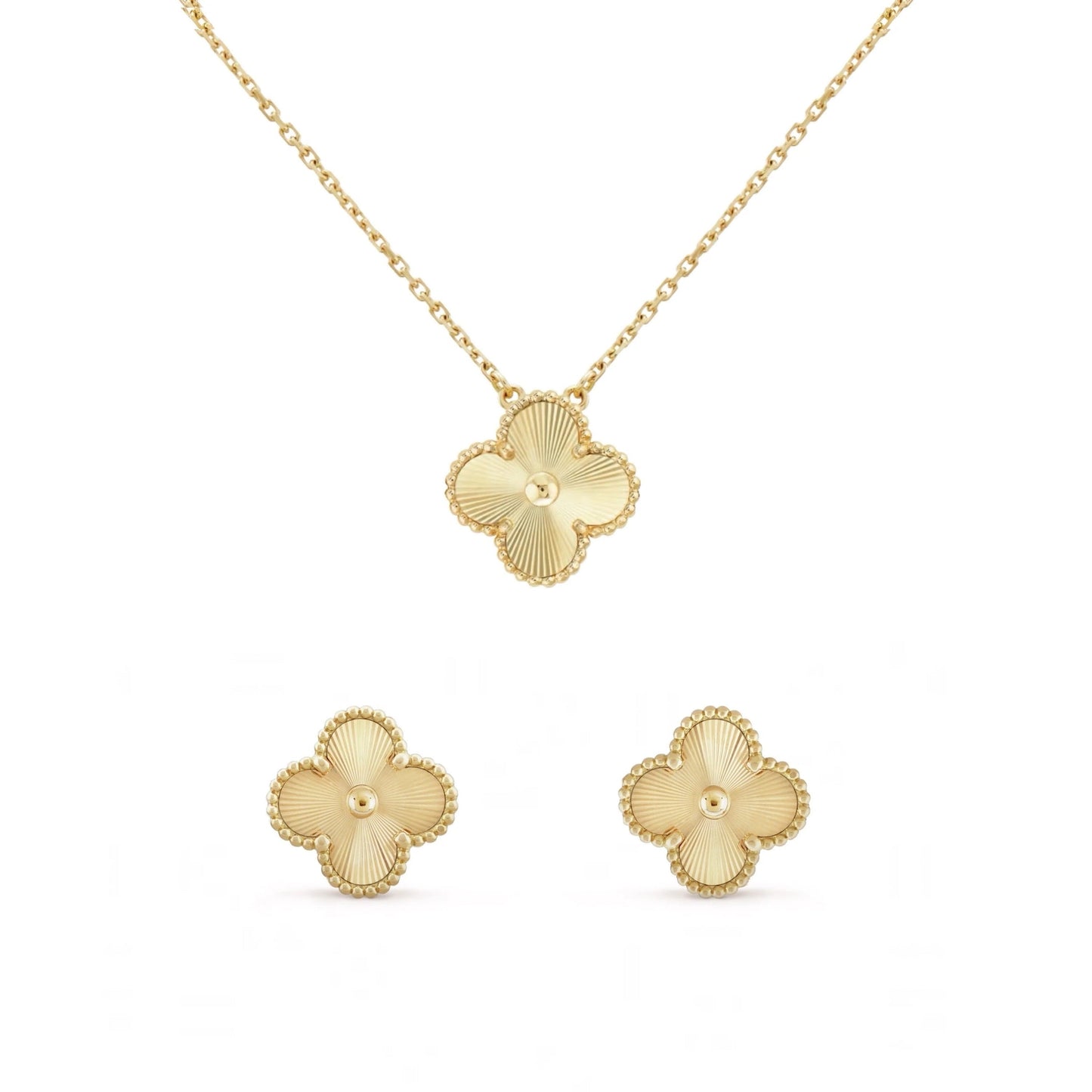 Golden Guilloché | Klöver Set
