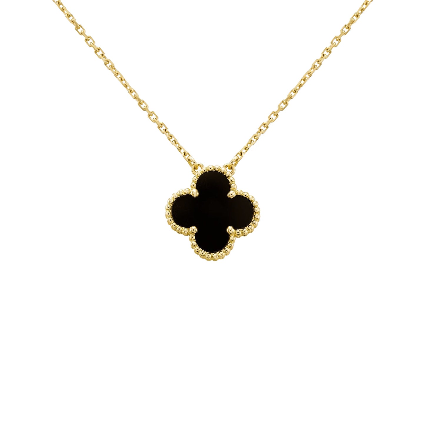 Golden Black | Klöverhalsband