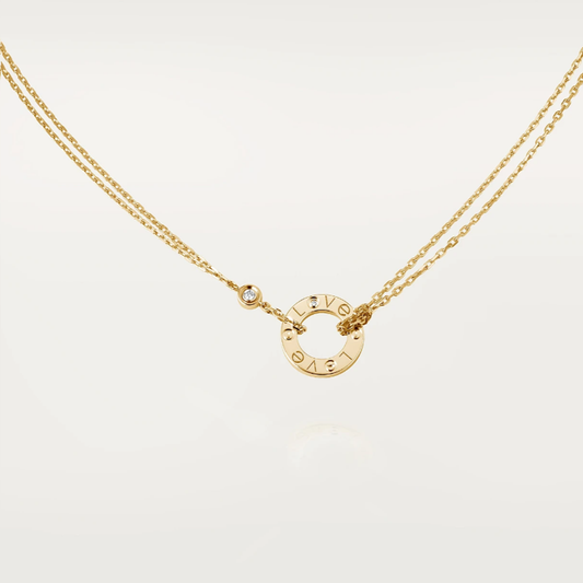 Golden | Ava Kärlekshalsband med 2 Diamanter
