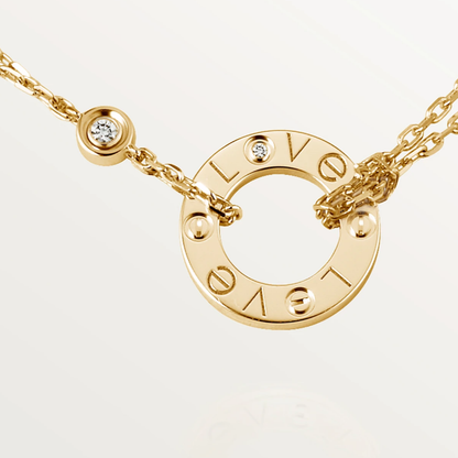 Golden | Ava Kärlekshalsband med 2 Diamanter