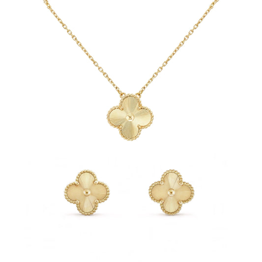 Golden Guilloché | Klöver Set