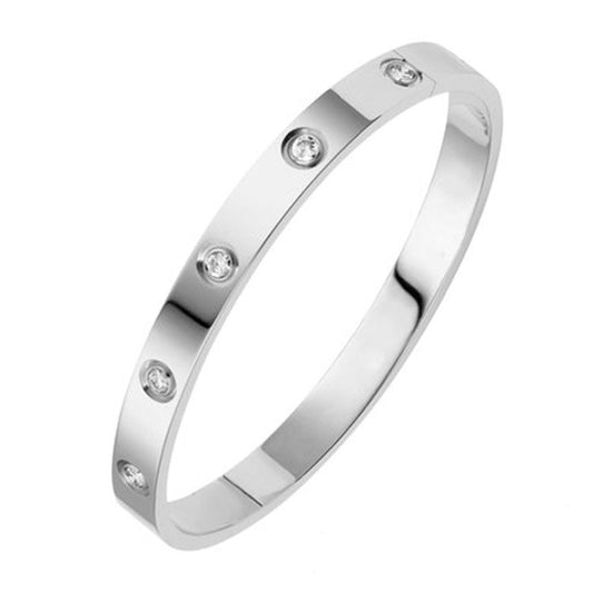 Silver Evighet | Diamantarmband