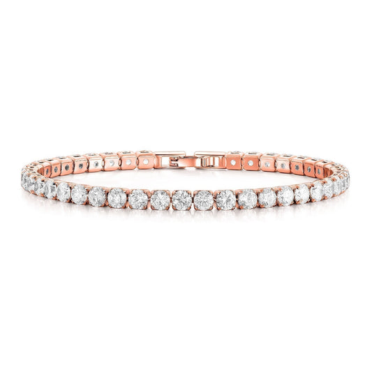 Roséguld Glans | Tennisarmband