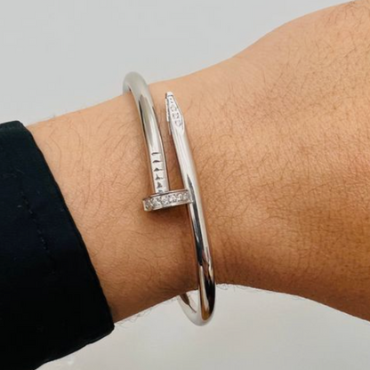 Silver Lyster | Diamantarmband
